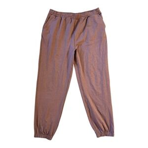 Vuori Boyfriend Jogger Womens L Soft Pewter Heather DreamKnit VW457